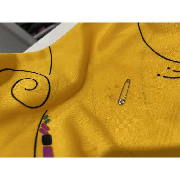 Vintage Just Young Yellow Dress with Snail Detail- Size 16/18 - Picture 7 of 8